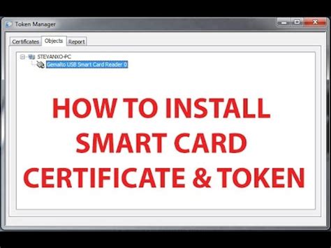 Smart card certificate used for authentic